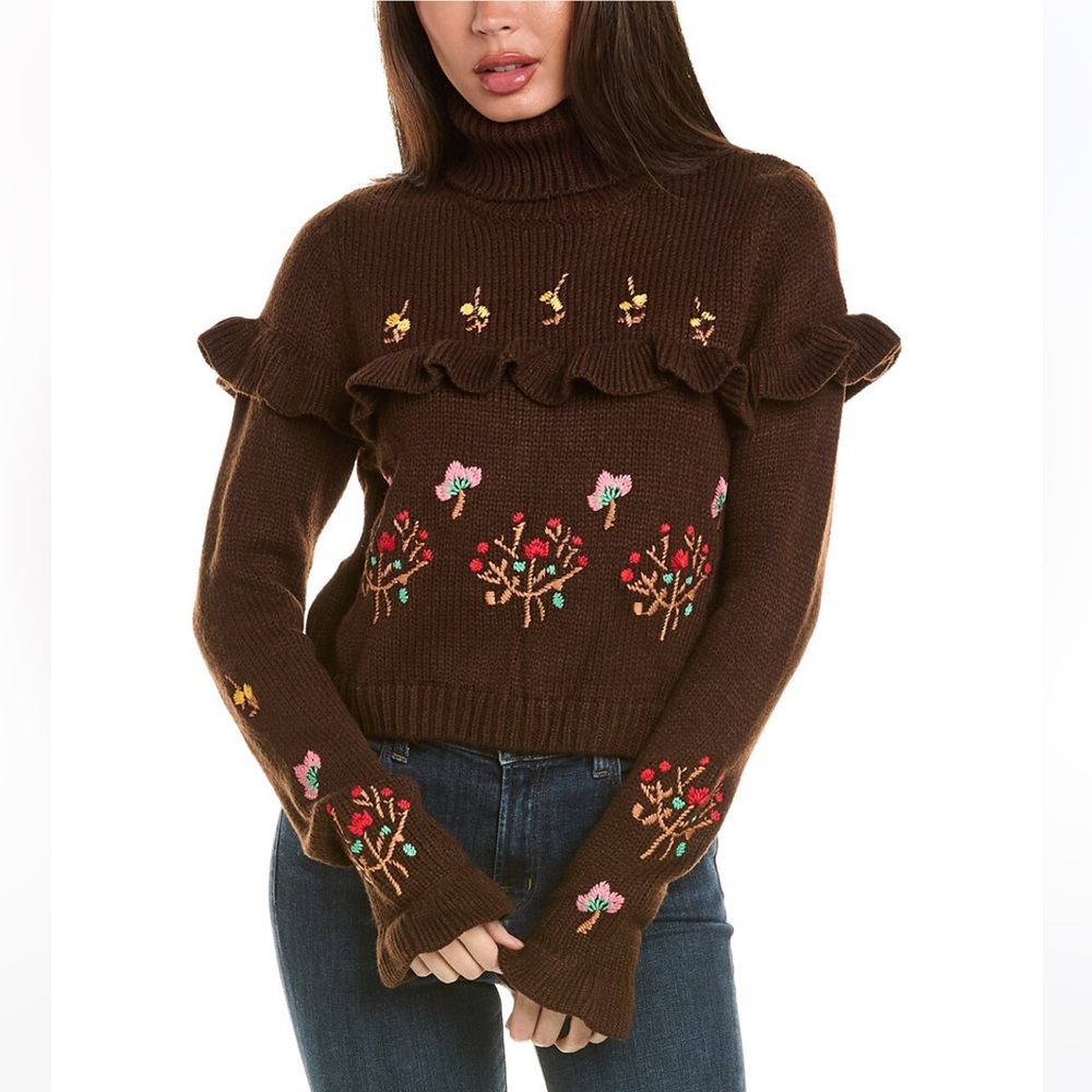 To My Lovers Embroidered Sweater - Excellent condition; Worn once